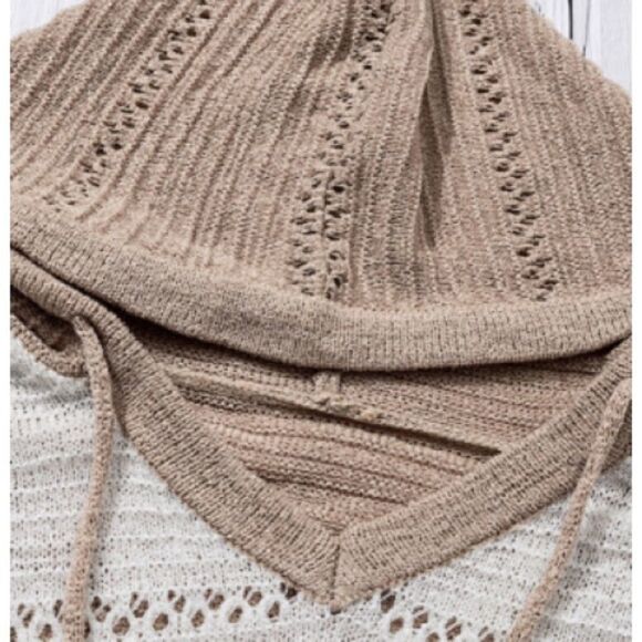 Multicolored Knitted Hoodie  - Picture 8 of 13